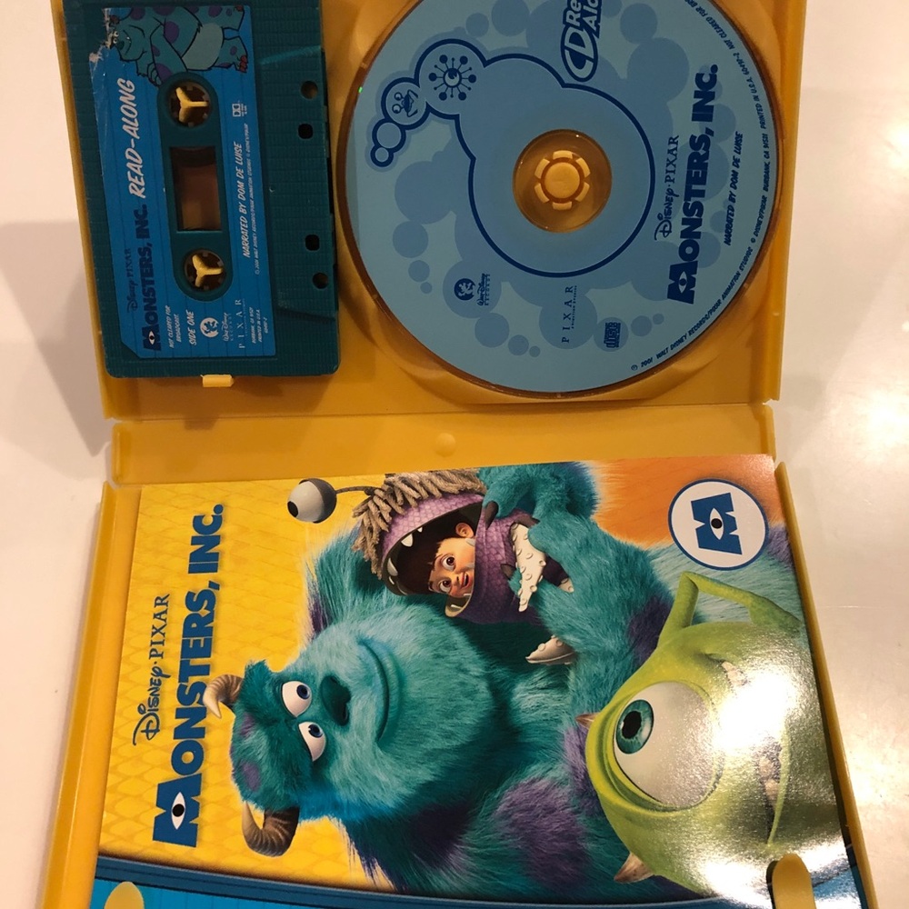 Read A Long Disney Pixar Monsters Inc. CD Read-along! Cassette - Picture 2 of 8